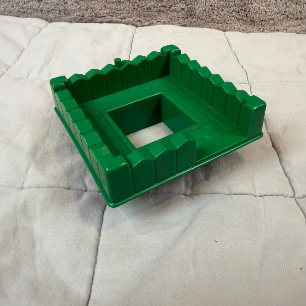 Lincoln Logs Green Fort Roof Top Lookout Tower Replacement Piece